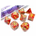 Time2Play Tube Lab Vortex Underworld Dice, Yellow - Set of 7 TI3298333